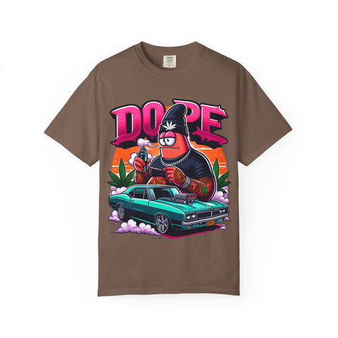 Cool Graphic T-Shirt - 'Dope' Vintage Cartoon Design