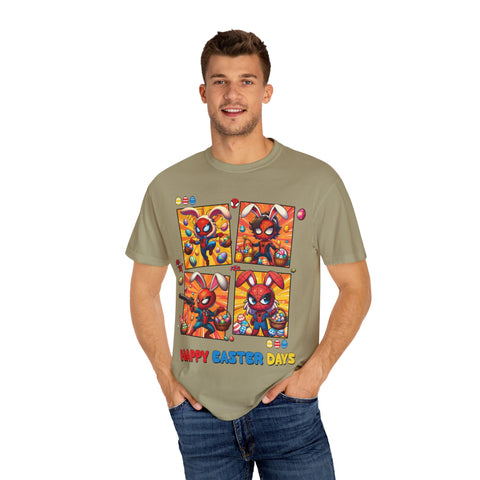 Kids' Easter Spider Bunny T-Shirt - Fun and Colorful Design