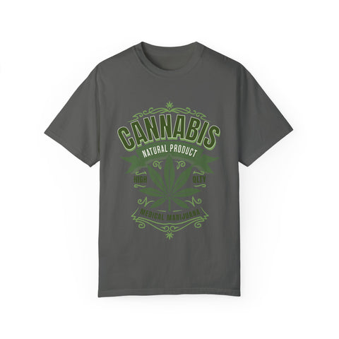 Unisex Cannabis T-Shirt - Natural Product Design