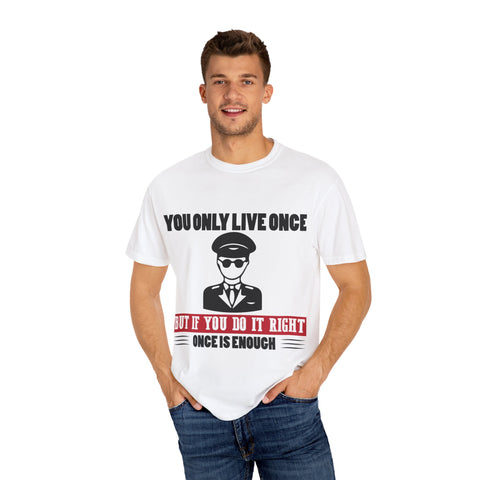 You Only Live Once Graphic Tee for Adventurers