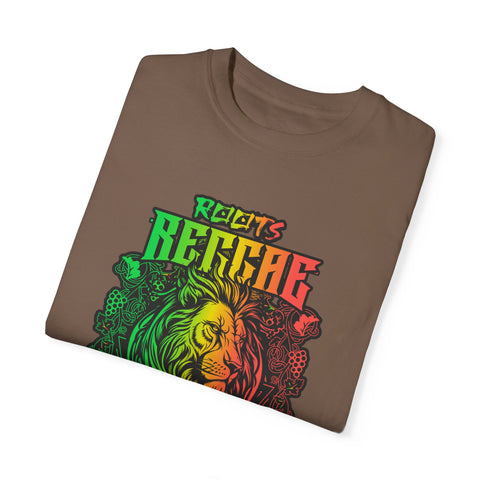 Unisex Garment-Dyed Reggae T-Shirt - Feel the Rhythm Graphic Tee for Music Lovers