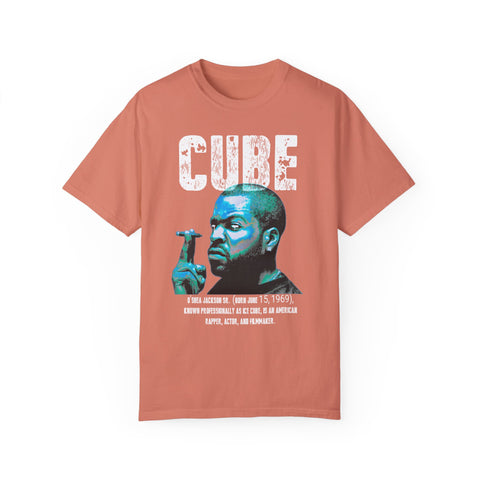 Vintage Cube Unisex Garment-Dyed T-Shirt | Retro Hip Hop Tee