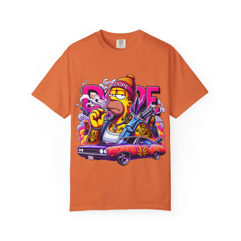 Dope Vibes Unisex Garment-Dyed T-Shirt - Streetwear Style