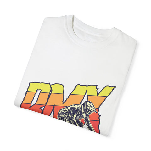BMX Rider Unisex Garment-Dyed T-Shirt | Retro Cycling Style