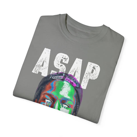 Unisex Garment-Dyed T-Shirt - Vibrant ASAP Graphic Tee
