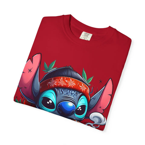 Vibrant Cartoon T-Shirt with Chill Vibe - Unisex Garment-Dyed Tee