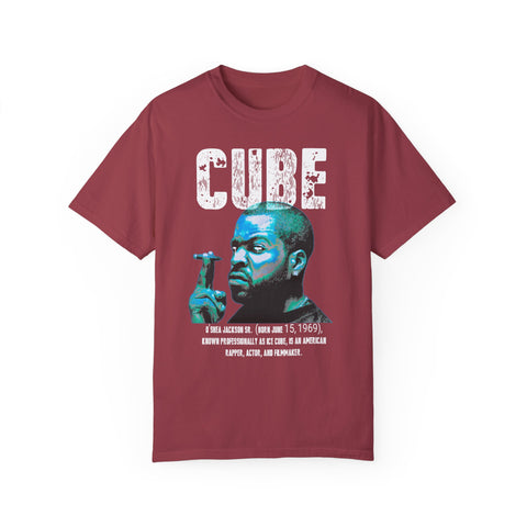 Vintage Cube Unisex Garment-Dyed T-Shirt | Retro Hip Hop Tee
