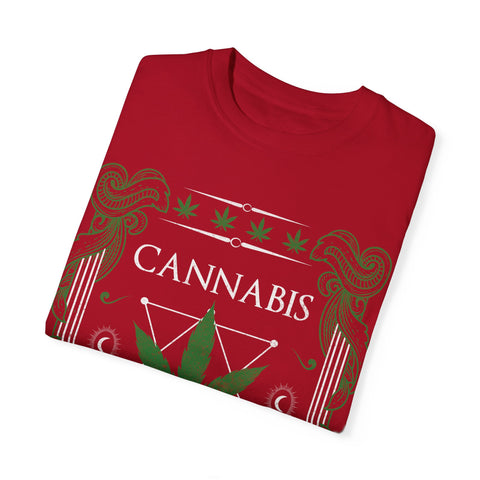 Cannabis 420 Unisex Garment-Dyed T-Shirt - Retro Style для Celebrations