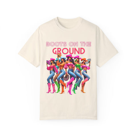 Boots on the Ground Unisex T-Shirt - Fun & Vibrant Graphic Tee for Fashion Lovers