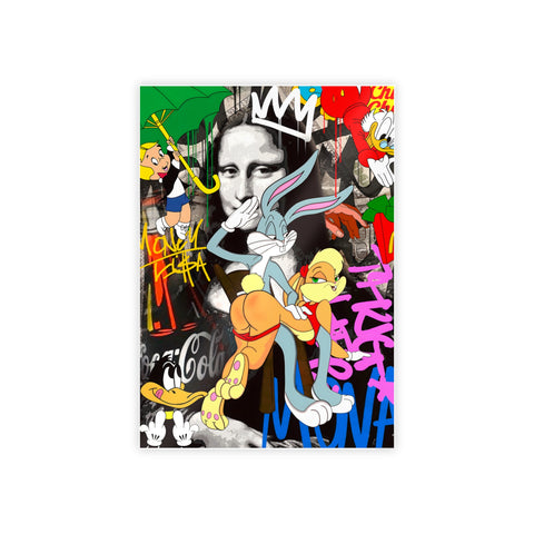 Vibrant Gloss Posters - Retro Cartoon Art Decor for Home or Office