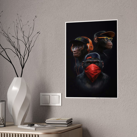 Urban Jungle Gloss Posters – Modern Artwork for Trendy Spaces