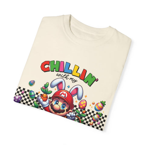 Chillin' with My Peeps Unisex T-Shirt - Fun & Colorful Graphic Tee for Easter Celebrations