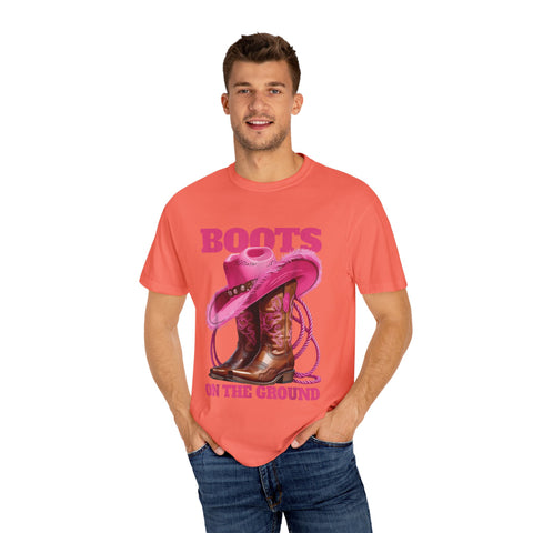 Bohemian Style Unisex T-Shirt - "Boots on the Ground"