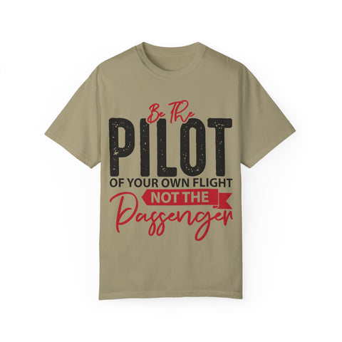 Inspirational Pilot T-Shirt for Dreamers | Unisex Garment-Dyed Tee