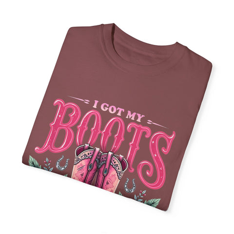 I Got My Boots on the Ground Unisex T-Shirt - Stylish Country Vibe, Perfect for Music Festivals and Casual Outings
