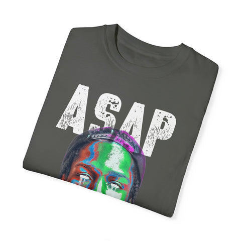 Unisex Garment-Dyed T-Shirt - Vibrant ASAP Graphic Tee