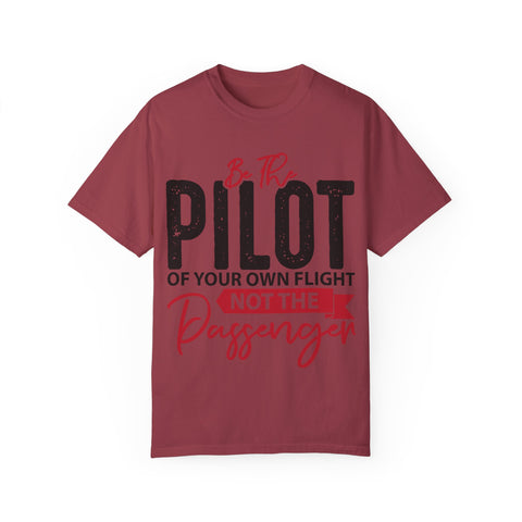 Inspirational Pilot T-Shirt for Dreamers | Unisex Garment-Dyed Tee