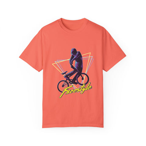 Unisex Freestyle Cycling T-Shirt - Retro Bike Art Tee