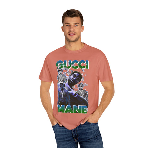 Unisex Garment-Dyed T-shirt - Gucci Mane Graphic Tee