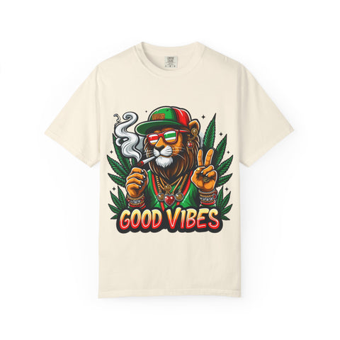 Good Vibes Unisex Garment-Dyed T-Shirt