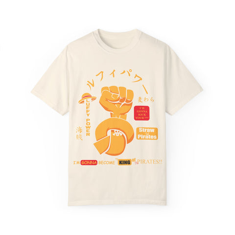 Unisex Luffy Power Graphic T-Shirt - King of Pirates Design
