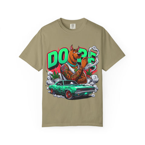 Dope Scooby-Doo Unisex T-Shirt - Vintage Car Design