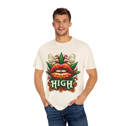High Vibes Unisex Garment-Dyed T-Shirt