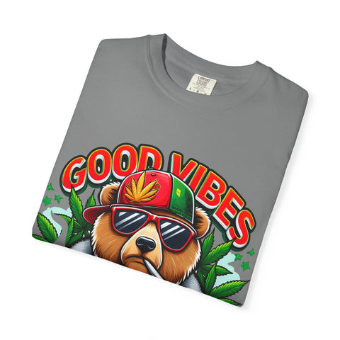 Good Vibes Unisex T-Shirt - Cool Bear Design