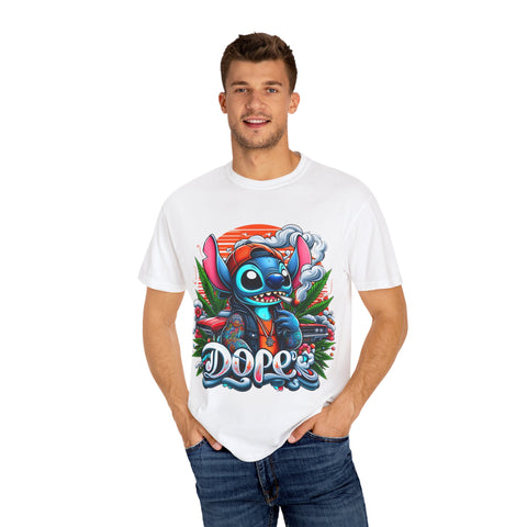 Dope Stitch Unisex Garment-Dyed T-Shirt | Vibrant Graphic Tee for Casual Style