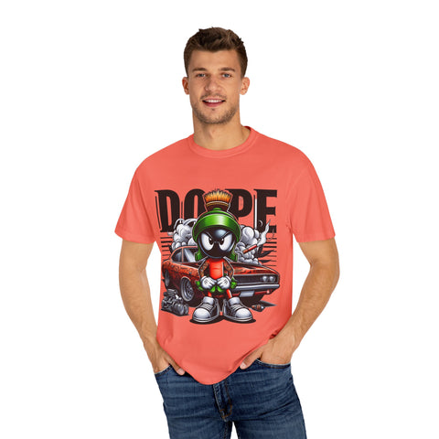 Cool Cartoon Car T-Shirt - Dope Marvin the Martian Design