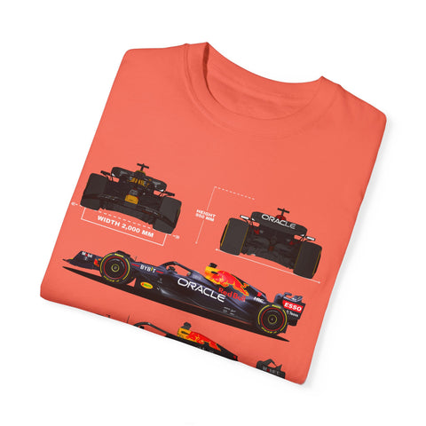 RB20 Racing Unisex Garment-Dyed T-shirt - Perfect for F1 Fans