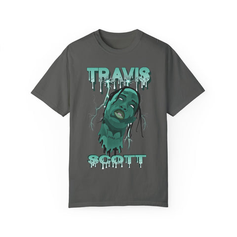 Unisex Travis Scott Dripping Graphic T-Shirt - Hip Hop Streetwear