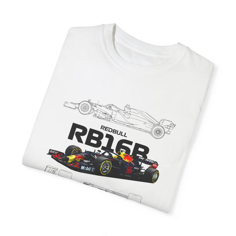 Unisex Garment-Dyed T-shirt - Red Bull Formula 1 Team Graphic Tee