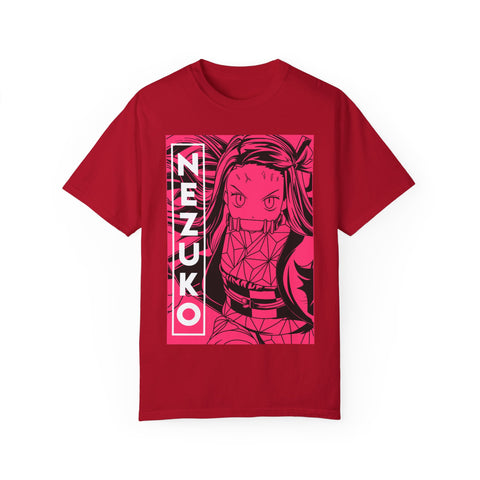 Nezuko Anime T-Shirt - Unisex Garment-Dyed Tee