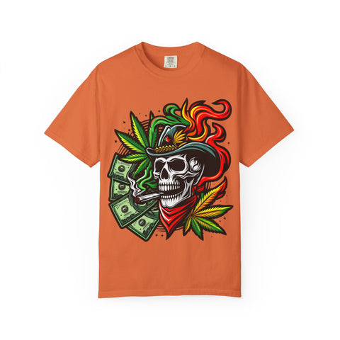 Skull & Smoke T-Shirt | Cool Unisex Graphic Tee for Music Lovers, Festival Wear, Street Style, Gift Idea, Vibrant Design