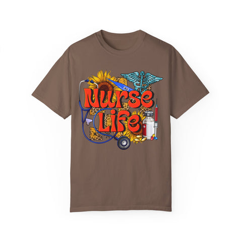 Nurse Life T-Shirt - Garment-Dyed Tee for Healthcare Heroes