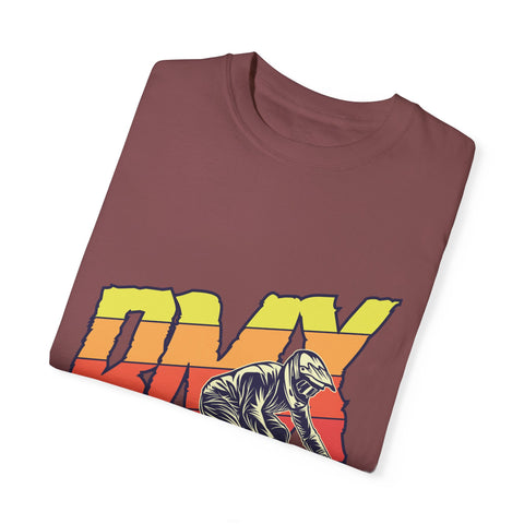 BMX Rider Unisex Garment-Dyed T-Shirt | Retro Cycling Style