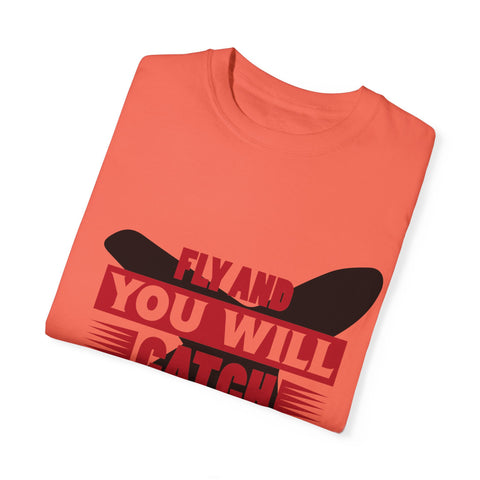 Catch the Swallow T-Shirt - Unisex Garment-Dyed Tee for Adventurers