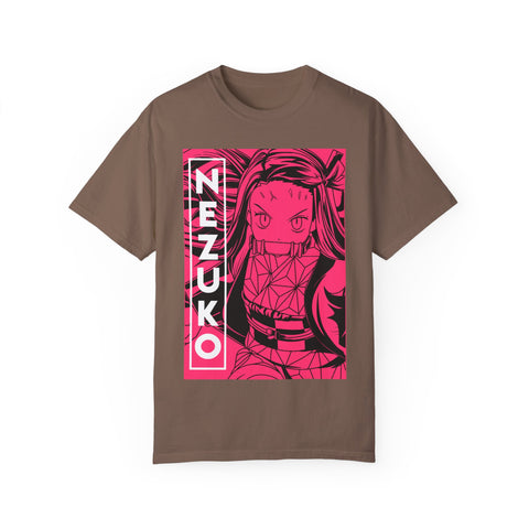 Nezuko Anime T-Shirt - Unisex Garment-Dyed Tee
