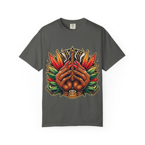 Bohemian Hand-Drawn T-Shirt for Nature Lovers