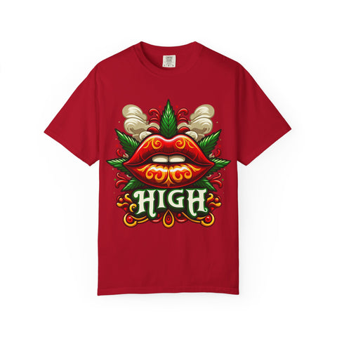 High Vibes Unisex Garment-Dyed T-Shirt