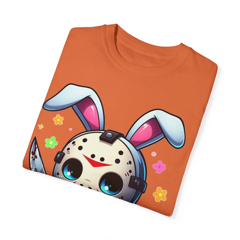 Cute Bunny Horror Unisex T-Shirt - Perfect for Easter Celebrations