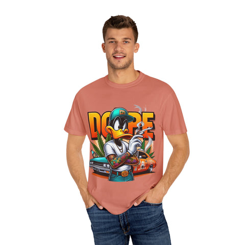 Dope Duck Graphic Unisex T-Shirt – Cool Casual Wear for Car Lovers & Street Style Enthusiasts
