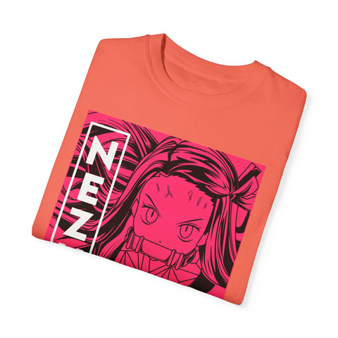 Nezuko Anime T-Shirt - Unisex Garment-Dyed Tee