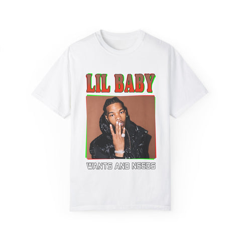 Unisex Lil Baby Graphic T-Shirt - Wants and Needs Collection