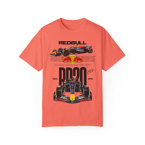 Red Bull Racing T-Shirt - Unisex Garment-Dyed Tee for F1 Fans