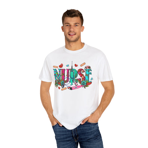 Colorful Nurse Graphic Unisex T-shirt - Perfect Gift for Healthcare Heroes