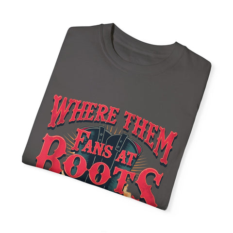 Where Them Fans at Boots Unisex T-Shirt - Perfect for Country Music Lovers