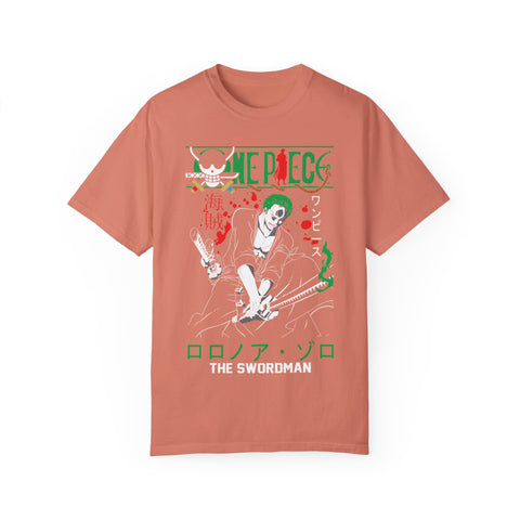 One Piece Swordman Unisex Garment-Dyed T-Shirt