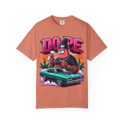 Cool Graphic T-Shirt - 'Dope' Vintage Cartoon Design